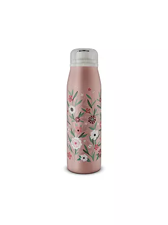 ALFI | Bouteille isotherme - Gourde isotherme enfant 0,5 l Feuilles | rosa
